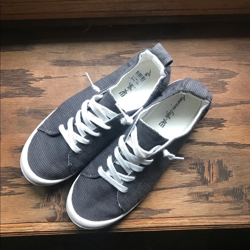 American Eagle Payless Untied Laces Fun Sneakers